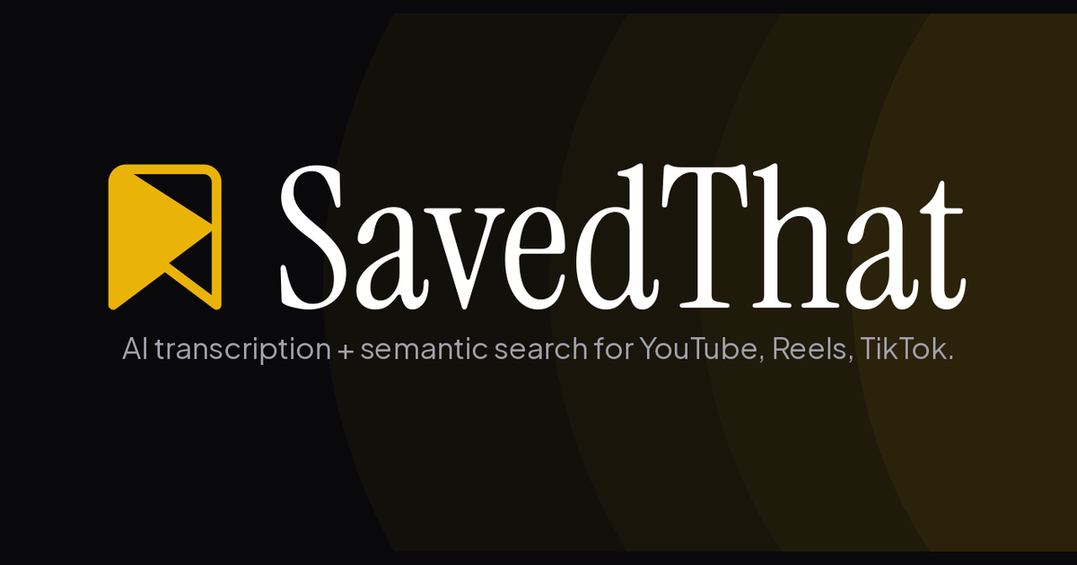 SavedThat
